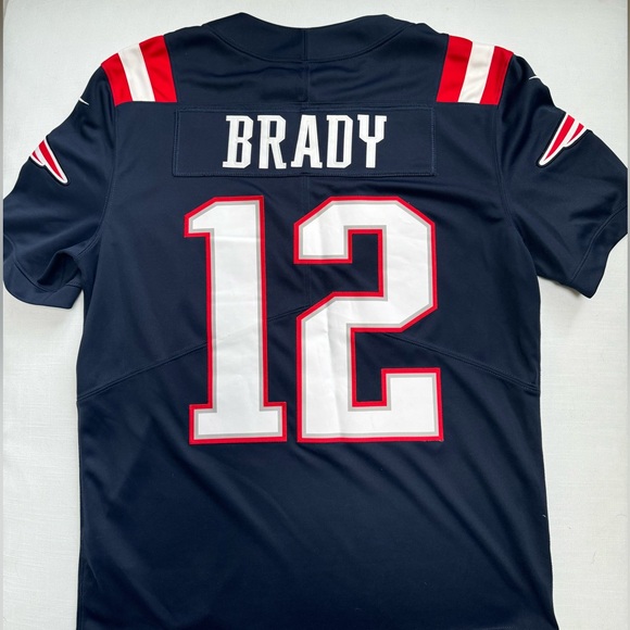 Nike Color Rush New England Patriots Tom Brady #12 Jersey - Size Medium - Picture 2 of 2